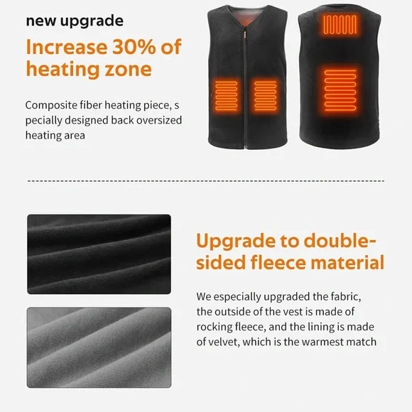 Heated Vest | One Size - Picture 3 of 8